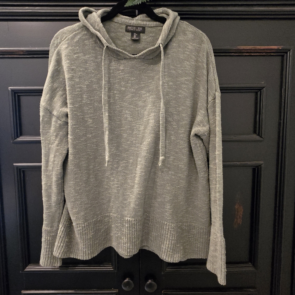Rachel Zoe Light Gray Cowl Neck Sweater